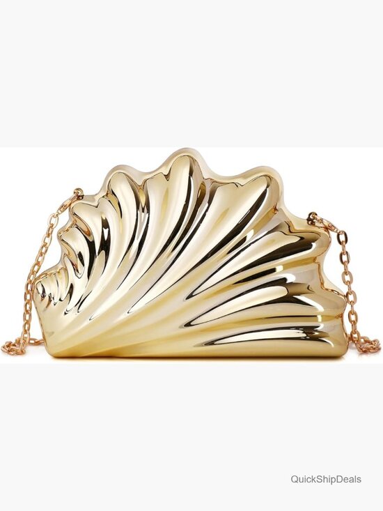 Handbags - Acrylic Clutch Evening Bag with Detachable Shoulder Strap